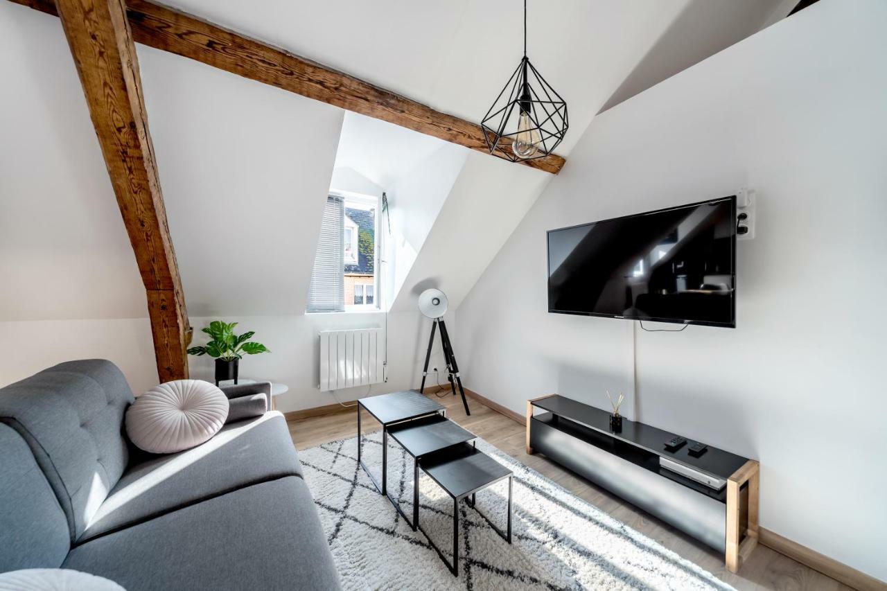 Appartement cosy*** Centre historique Dieppe - rue piétonne à 200m de la plage Exterior foto